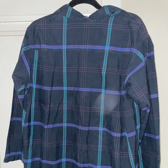 Dark Plaid Gown - Picture 2 of 2